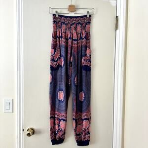 The Elephant Pants Boho Harem Pants Sz M